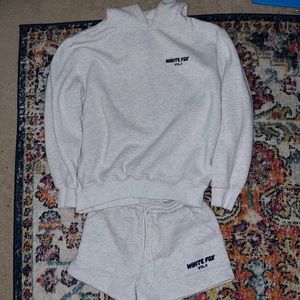 White fox sweat set